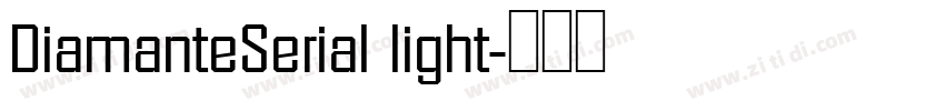 DiamanteSerial light字体转换